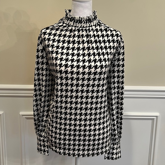 Ann Taylor Tops - Brand New w/Tag, Never Worn, Ann Taylor Shirred Mock Neck Turtleneck